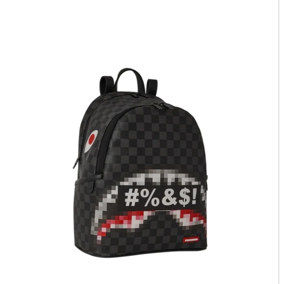 Sprayground 'WHAT THE BEEP' SHARK SAVAGE BACKPACK - Picture 3 of 13